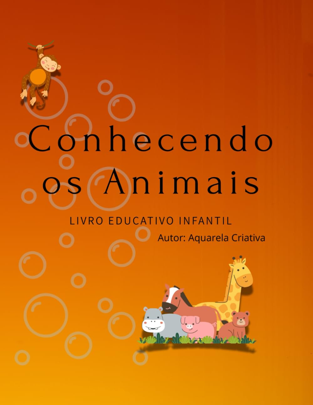 Conhecendo os Animais: Aprender Colorindo: Livro Infantil Educativo