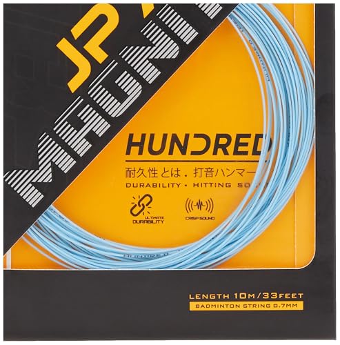 Image of Hundred JP 70 Magnite Badminton String | 0.70 mm High Repulsion & Control | Superior Tension Hold & Shock Absorption | Crisp Hitting Sound