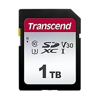 Transcend Scheda di memoria SDXC ad alta velocità da 1 TB (per fotocamere digitali)