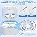 Contact Lens Cleaner, Ultrasonic Rigid Contact Lens Cleaner with USB Charger for OK Lenses, RGP, Colored and Soft Lenses (White)