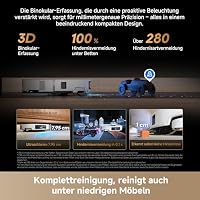 dreame X50s Ultra Saugroboter mit Wischfunktion, ultraschlankes Design mit 7,95 cm, 8.8-cm-Hindernisüberwindung, 35000 Pa Saugkraft, Selbstreinigender Wischmopp, kein Verheddern – Ansicht 3