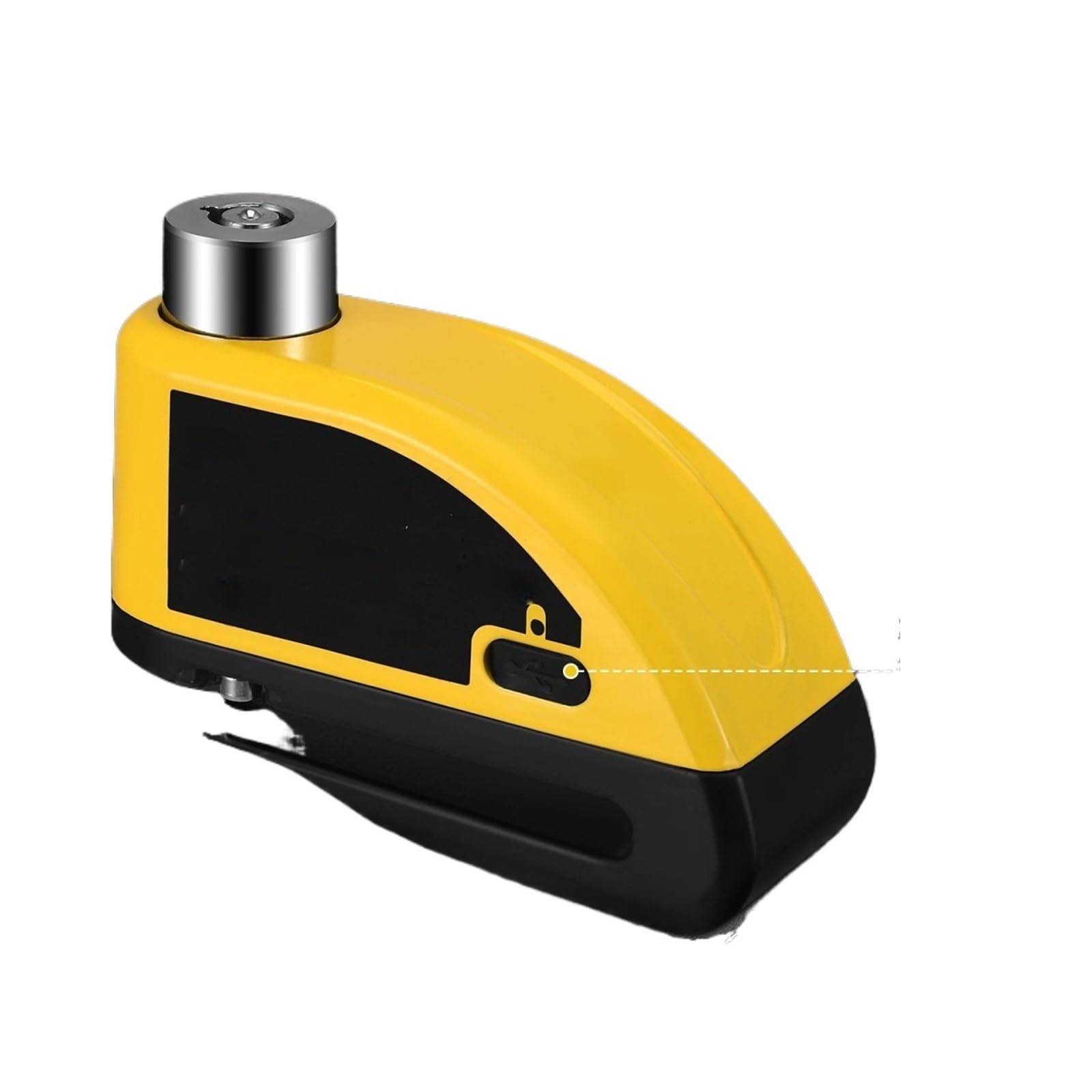 Motorcycle Handlebar Lock Motorcycle Rechargeable Disc Lock Alarm Padlock Security Protection Motorbike Lock Security