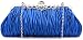 Pulama 1920s Crossbody Bag for Women, Vintage Evening Clutch Purse Wallet, Royal Blue