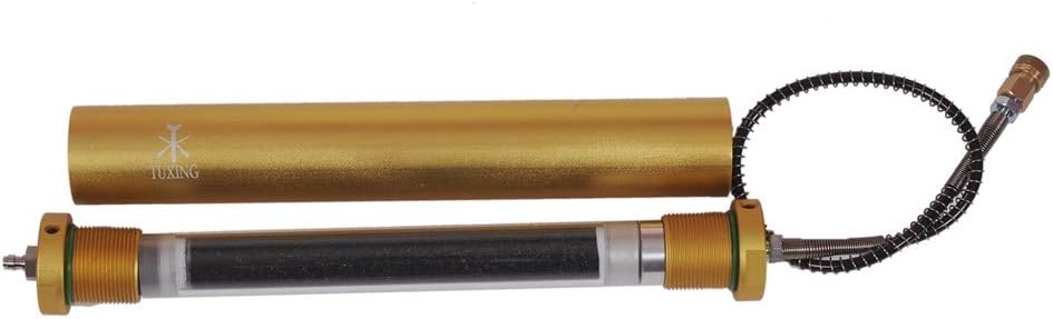 TUXING 4500PSI PCP Air Compressor Activated Charcoal Filter Tube for Water Oil Separator Absord Moisture Absord Water for Dry and Clean High Pressure Air L350mm*OD49mm*ID36mm