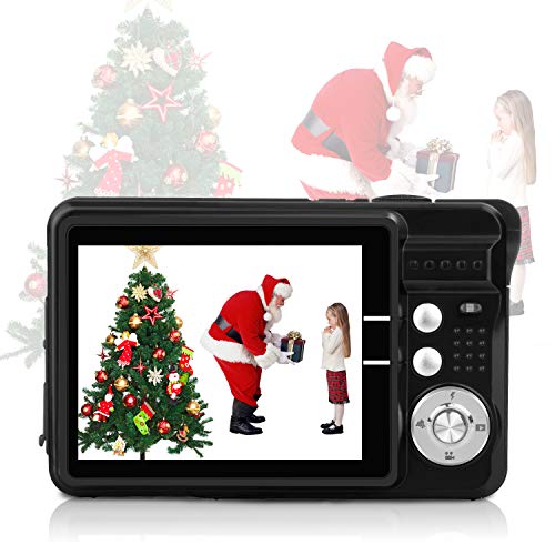 HD Mini Digital Cameras for Photography,Point and Shoot Digital Cameras for Kids Students Teens-Travel,Camping,Gifts