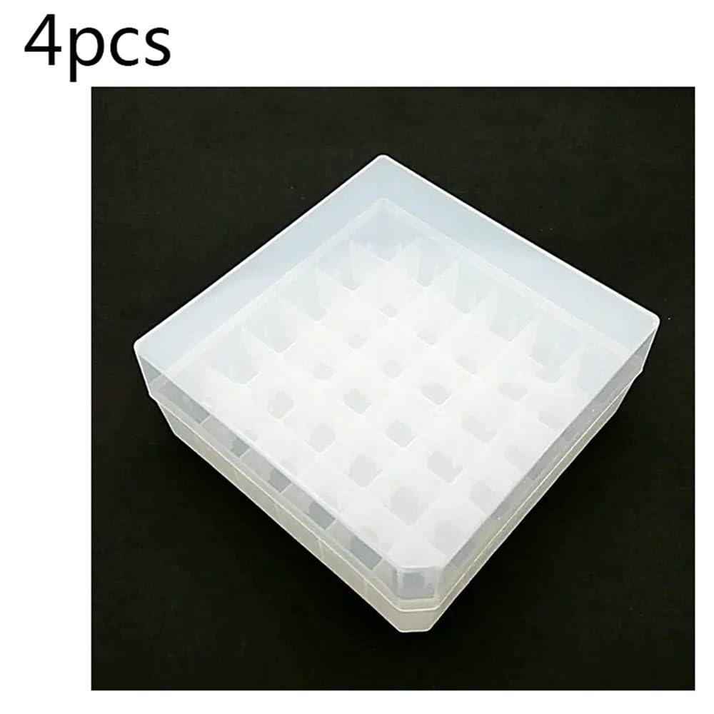 2 pezzi 4 pezzi 5 ml 36 fori scatola for provette in plastica da laboratorio criogenica supporto for provette for esperimenti(4pcs)