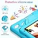 BISAIKASOW Kids Tablet 7 inch, Android 13, 8GB RAM 64GB ROM Expandable, Octa-Core, 5800mAh Battery, Parental Control, WiFi, Dual Camera, Preloaded Educational Apps, with Drop-Proof Case (Blue)