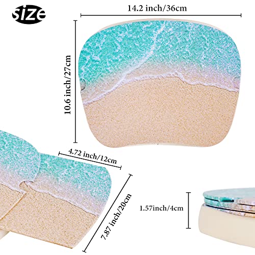 QIELIZI-Portable-Lap-Desk-with-Detachable-PillowRetractable-LeftRight-Mouse-Pad-TrayLaptop-Tablet-Notebook-Computer-Stand-Table-for-WorkOfficeHomeBedSofa-etc1-Sandbeach