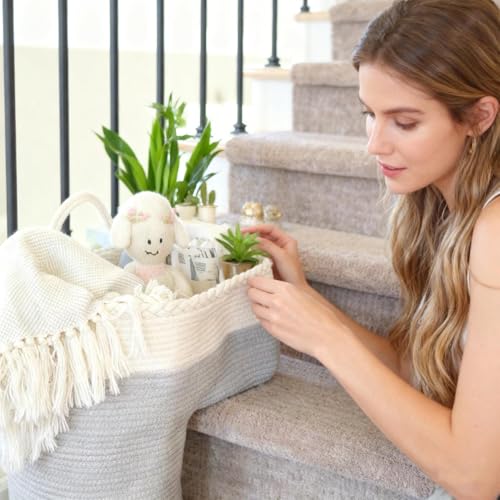 Panier de rangement pour escalier pour libérer les marches encombrées de vêtements - 7