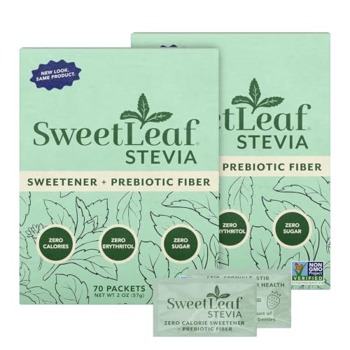 SweetLeaf Stevia Powder Sweetener Packets