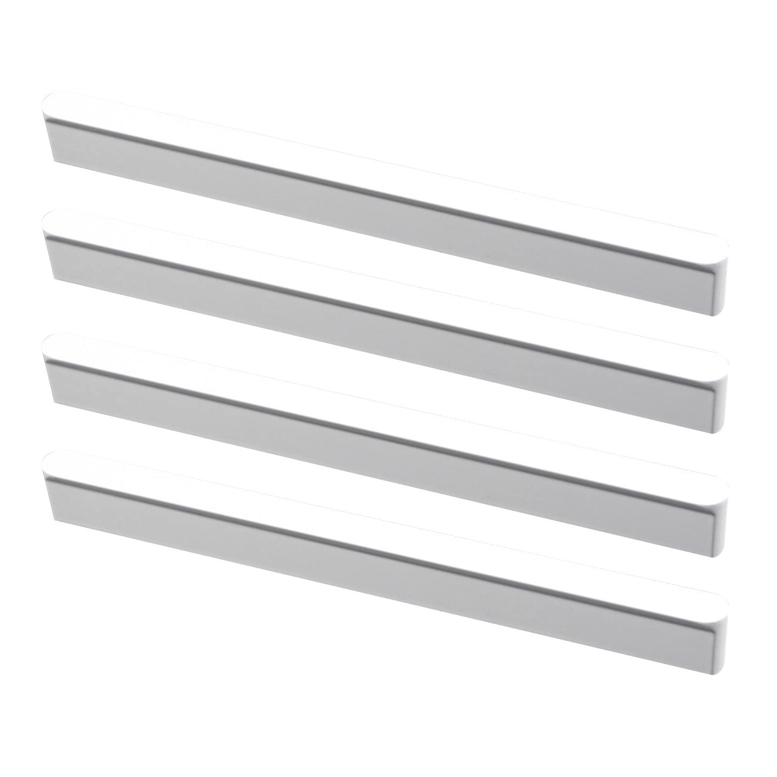 Biała szuflada komody ciągnie szufladę z jednym słowem uchwyty meblowe uchwyty do szafek gałki do drzwi szafek ze stopu aluminium do drzwi kuchennych do łazienki, ze śrubami (odległość między otworami