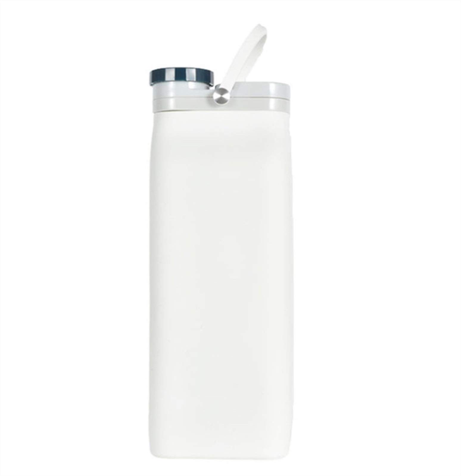 600 ml faltbare Silikon-Wassertasse, tragbare Wasserflaschen für Outdoor-Sportreisen, Milchflasche mit großer Kapazität, zusammenklappbare Tassen