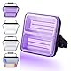 Benss Wiederaufladbare LED UV Schwarzlicht Strahler, 395nm 9600mAh UV Schwarzlicht, IP65 Wasserdicht Magnetische Schwarzlichtlampe für Glow Party Halloween Fluo Soiree Neon Party Fluoreszierende Farbe