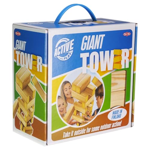 Torre Gigante Tactic 54921 Bloques de Madera de Colores Juego de Mesa