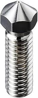 APAAZO Plated Copper Volcano Nozzle Durable Non-stick High Performance M6 Thread Compatible With Volcano Hotend 3D Printers (Color : Top Plated Copper, Size : 1PC 0.4mm)