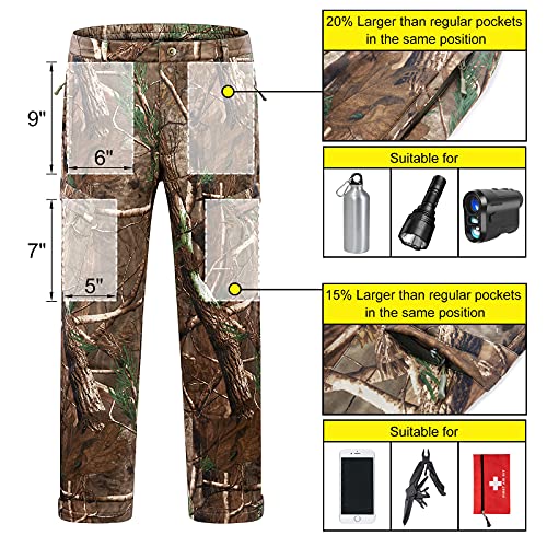 New View Hunting Pants For Men, Ultra-Silent Water Resistant Camo Pants Men, Insulated And Breathable #TOP3
