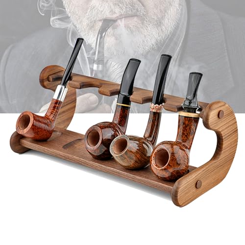 Soporte para 5 pipas de fumar con estante expositor universal estable 2