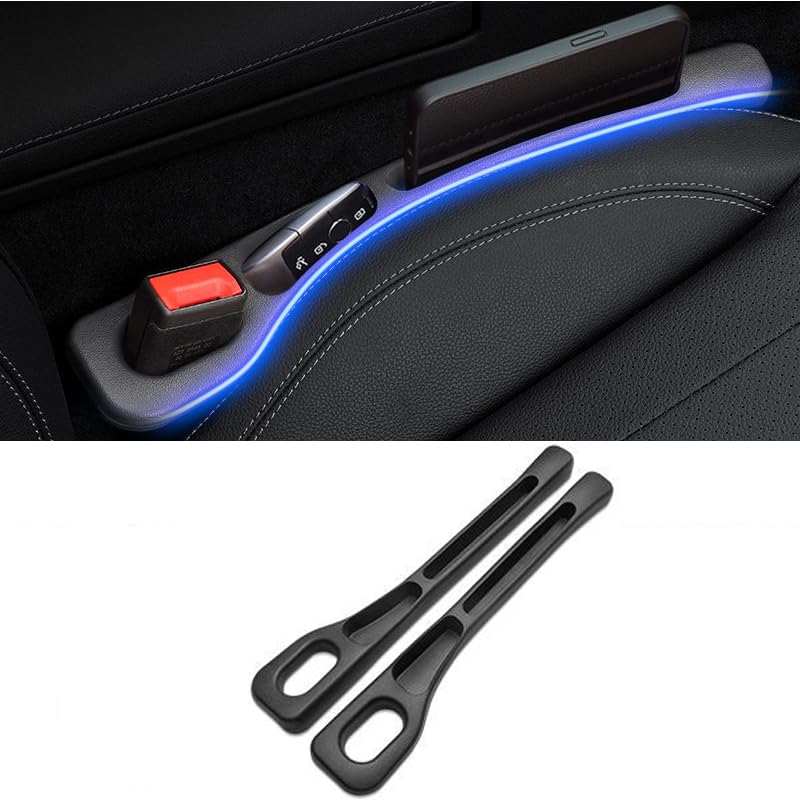 2 Pezzi Riempitivo per Sedili Auto per Mercedes Benz GLA Class X156 GLA 45 AMG GLA 200 GLA 220 GLA250 GLA260 2013-2019, Striscia a Prova di Perdite Sul Lato Del Sedile Car Seat Gap Filler