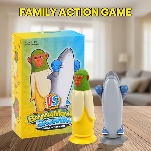Banana Momkey vs Sharkman: Juego de fiesta familiar miniatura 6