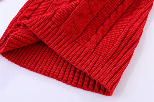 Mud Kingdom Toddler Boys Girls Turtleneck Pullover Base Tops Sweater 5 Black #TOP5