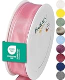 Ampia scelta di colori e dimensioni: scegli tra oltre 35 colori alla moda e 4 diverse larghezze (25 mm, 40 mm, 60 mm e 100 mm). Sottile o largo, il nostro nastro regalo con bordo in filo metallico è perfetto per confezionare regali o per decorare le occasioni festive.