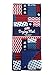 Nantucket H Patriotic American Flag Super Absorbant Drying Dish Mat 15" X 20"