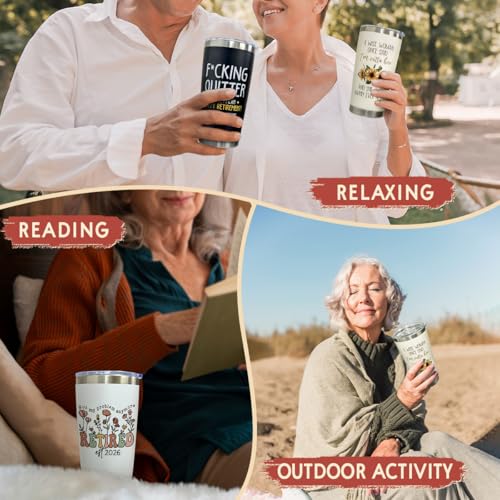 Retirement Gift for Woman 2026, Retired Tumbler, Not My Problem Anymore Cup - Image 4
