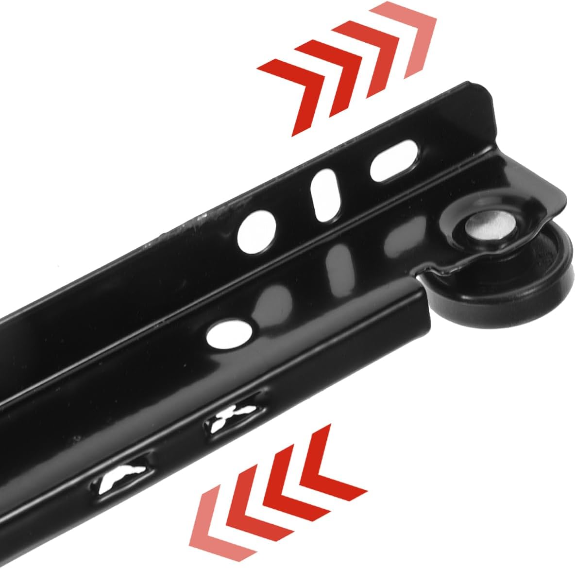 引き出しスライド メタル家具 滑らかな冷間圧延ボトムマウント引き出しスライド1セット 取り付けと使用が簡単