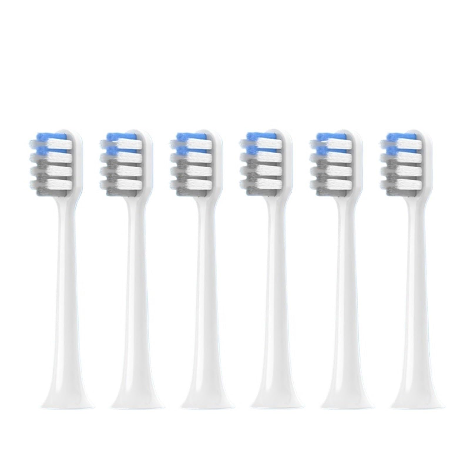 Cabezal adulto, compatible con XIAOMI, T200 | Cabezal de repuesto de plástico para cuidado bucal diario y cambio regular del cabezal(White gray-30PCS)
