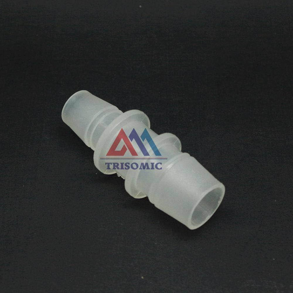 12 pieces 14.2mmx11.1mm Straight Reducing Connector Plastic Fitting Barbed Reducing Connector