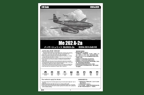 Miniatura 5 de Hobby Boss Messerschmitt Me 262A-2A Kit de modelo