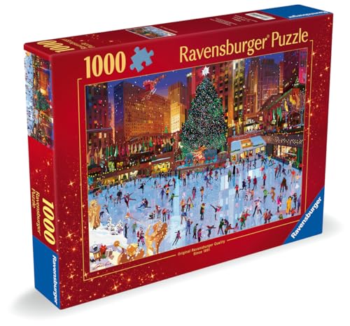 Puzzle 1000 pièces : Noël au Rockefeller Center Ravensburger France - vue 2