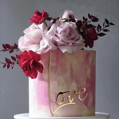 Miniatura 3 de Decoración para tartas de amor para mujer, decoración de pastel de cumpleaños, decoración de pastel de amor, decoración de tartas de acrílico,