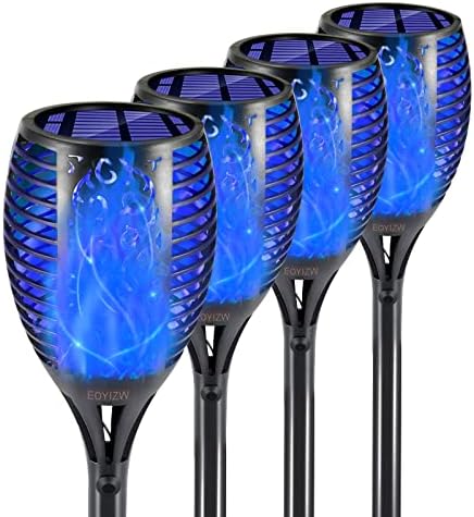 EOYIZW Solar Lights Outdoor 4 Pack,...