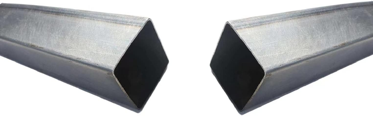 1 inch Square Tubing Steel Square Tube 25mm x 25mm x 80.71 inch / 2050mm Length Wall Thickness 1mm, 2 Pack 1" 25mm Hot Rolled ASTM A-36 Steel Square Tubing from Bopaodao