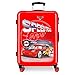 Disney Cars Speed Trails Maleta Mediana Rojo 48x68x26 cms Rígida ABS Cierre combinación 70L 3,7Kgs 4 Ruedas Dobles