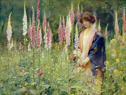Toile peinture sur toile Arthur Hacker pour sublimer un mur de chambre sombre