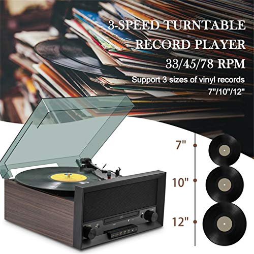 ARCH Retro Tourne Disque Vinyle, Prise en Charge De Platine Vinyle 12/10/7 Pouces Enregistrement, en Stéréo Intégré en… - Les Beatles, Paul McCartney, John Lennon, RIngo Starr, George Harrison ARCH Retro Tourne Disque Vinyle, Prise en Charge De Platine Vinyle 12/10/7 Pouces Enregistrement, en Stéréo Intégré en… – Image 3
