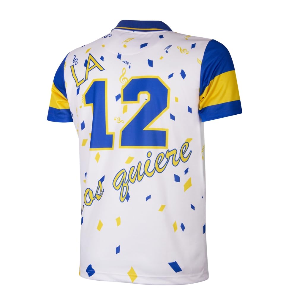 COPA - Maglia da Calcio - Uomo - Ufficiale Bootleg Maradona x Manica Corta - Bianco - 100% Poliestere