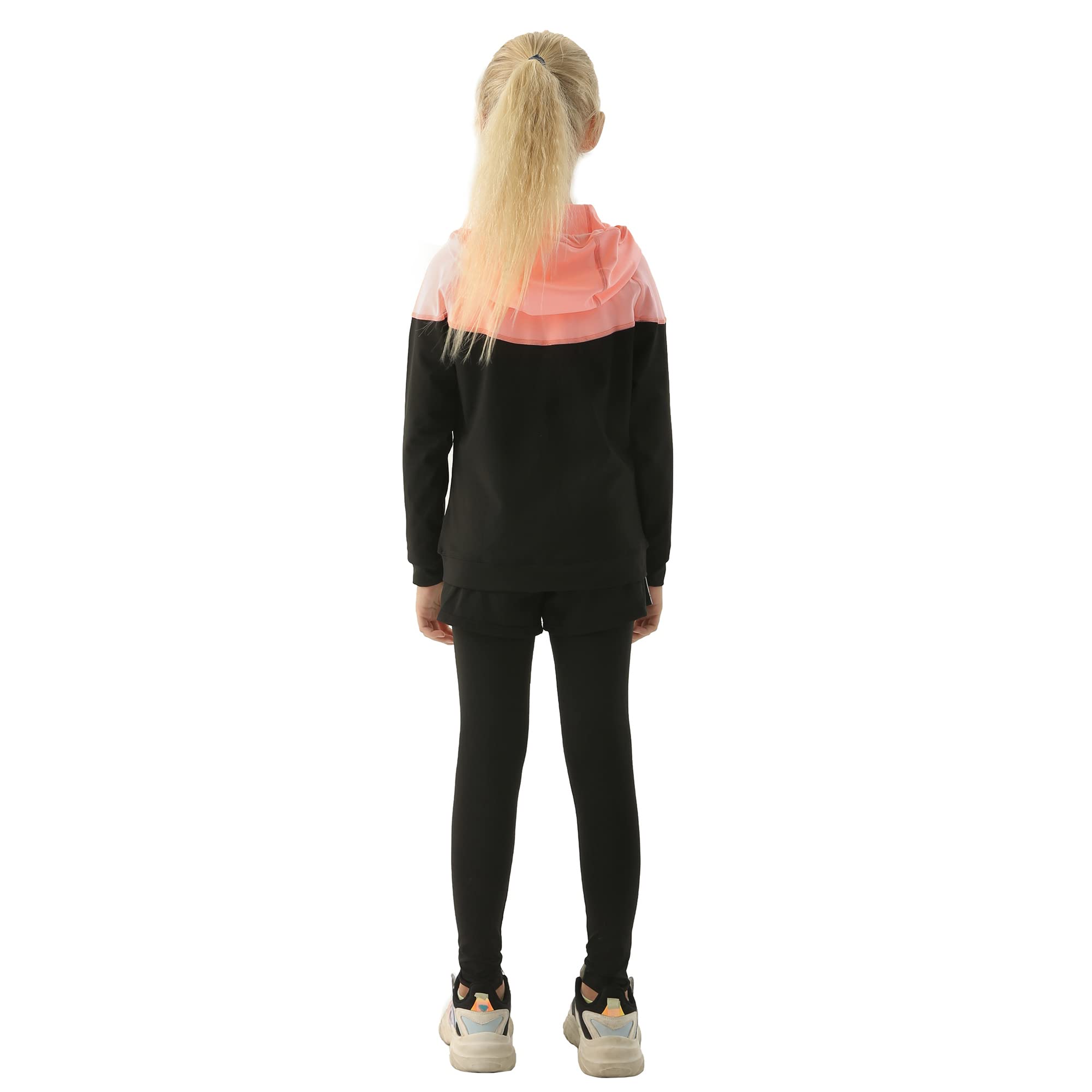 Kinder Mädchen Trainingsanzug 2/3 tlg Sportanzug Jogging Bekleidungsset Freizeitanzug (Shirt + Hose) Training Laufen Fußball Basketball Trikots Yoga
