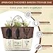 Gigi Gifts, Garden Kit Gifts for Gigi Mothers Day from Grandkids Gardening Tools and Durable Garden Tools Organizer Tote, Ideal Gardening Set for Women on Plant Lover Birthday Present Brown
