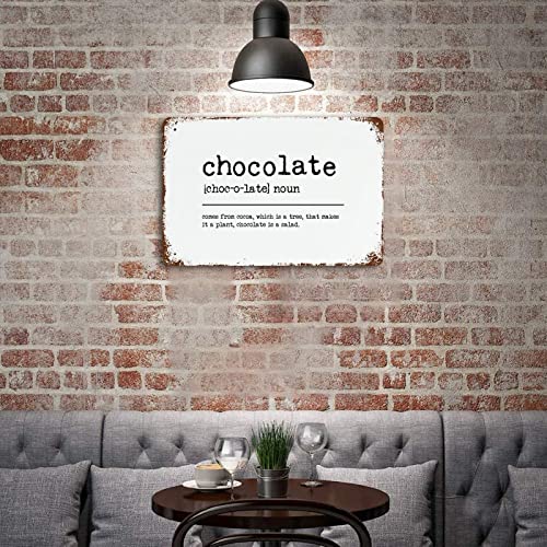 Plaque métal Chocolate pour décoration murale de bar - 4