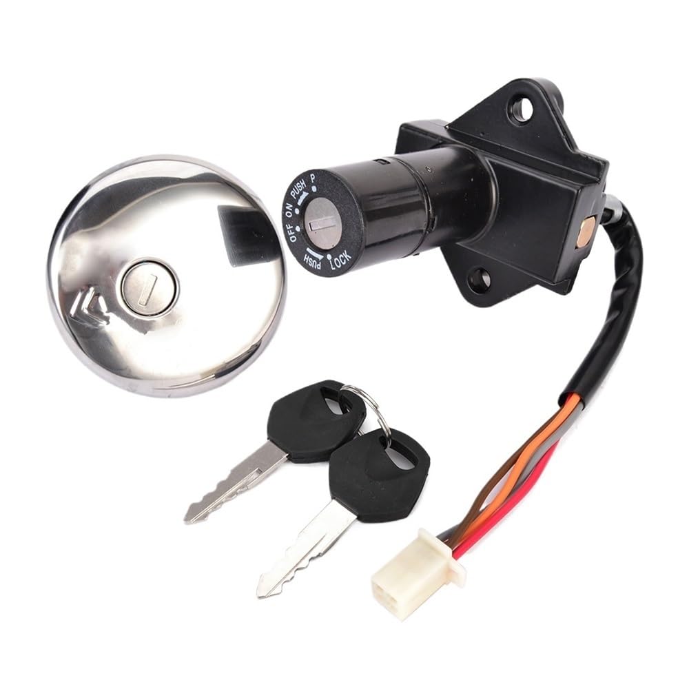 Tappo serbatoio carburante motocicletta Per GN250 1985-2001 GN 250 1985 1986 1987 1988 1989 1990 1991 1992 1993 1994 1995 Interruttore Di Accensione Tappo Del Serbatoio Carburante
