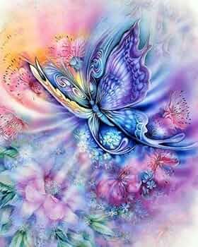 絵の具アート 900×900の屏風型のつづき その3 #イラスト #アート #細かい絵