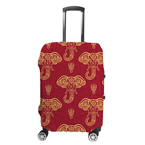 Housse de transport CHEHONG pour valise motif éléphants de 18 à 32 pouces