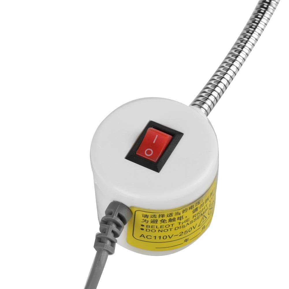 Machine Tool Lamp, 5W LED Naaimachine Magnetische Werklamp Flexibele Zwanenhals voor Machine Tools Draaibank Frezen Kolomboor Industriële Verlichting(#2