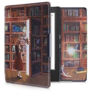 kwmobile hoes compatibel met Kobo Aura H2O Edition 1 – Case voor e-reader in meerkleurig – Magische Bibliotheek