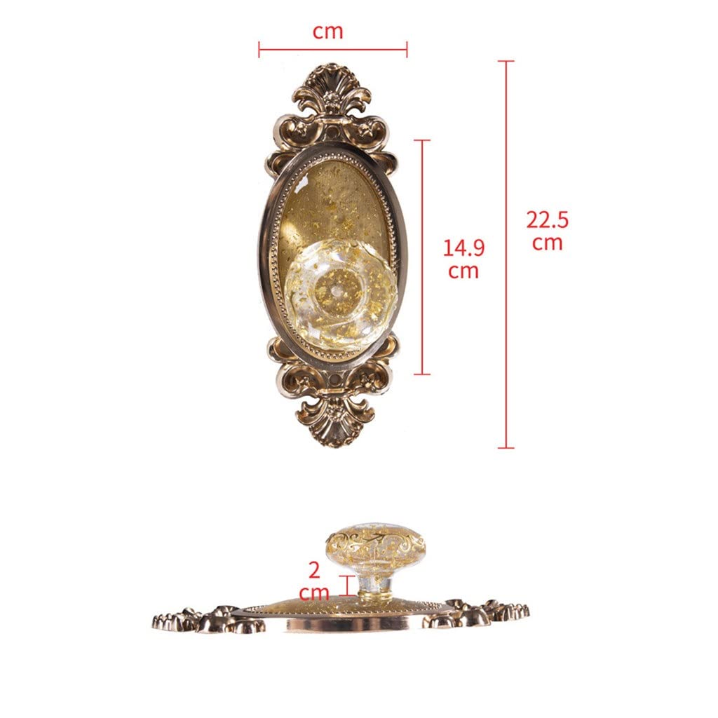 2 PCS Européenne Rétro Embrasse de Rideau/Crochets de Suspension Porte-Rideau Accessoires de Rideau Déco (Couleur : D, Taille : Taille Unique) (A Taille Unique)