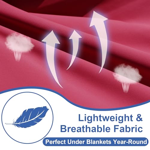 Image of Horse Slinky Hood with Zipper, Stretch Spandex Sleazy Hood for Mane Protection, Breathable Horse Neck Cover for Show Prep, Braids Saver, Sleek Grooming Under Blanket Use WineRed Small