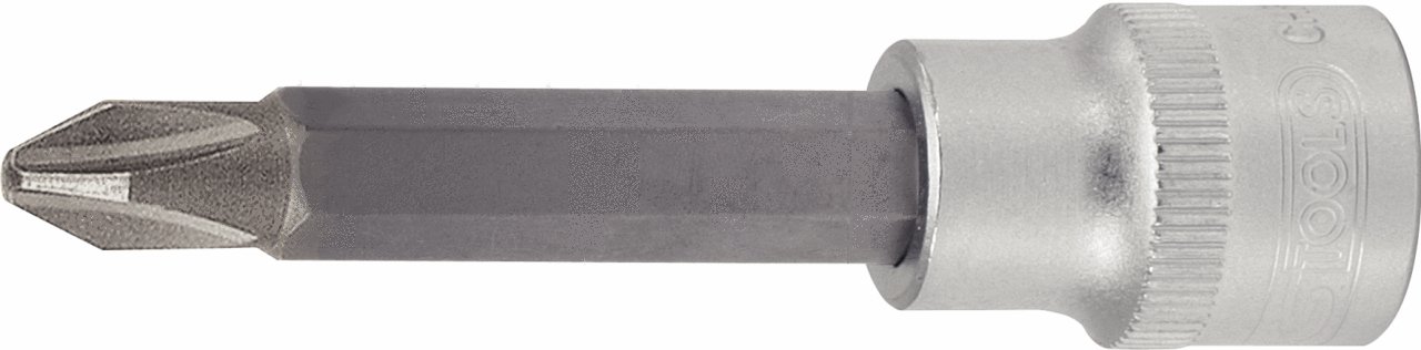 KS Tools 917.1388 1/2" Bit socket, long, PH1